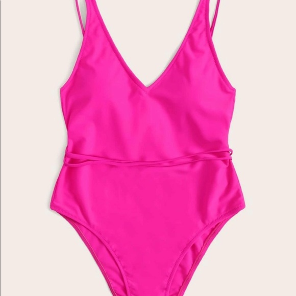 SHEIN Other - Pink SHEIN Swimsuit Size Large NEW